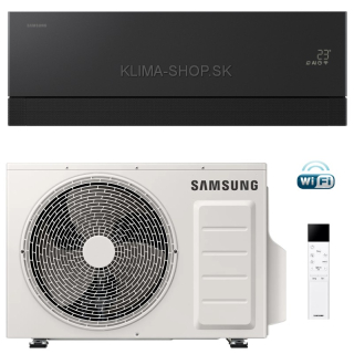 Klimatizácia Samsung Wind Free Premiere+ Black 2,5kW AR70H09CAABNEU set